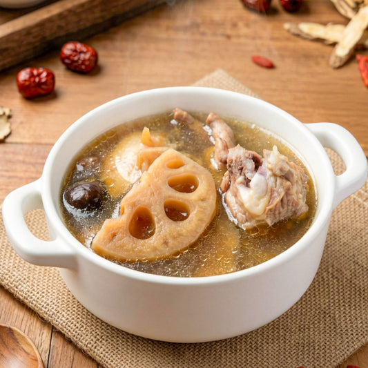 花生莲藕肉骨汤 Lotus Root & Peanut Stew Soup