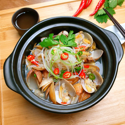 上汤粉丝啦啦 Steam Clam with Glass Noodle