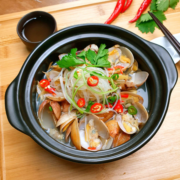 上汤粉丝啦啦 Steam Clam with Glass Noodle