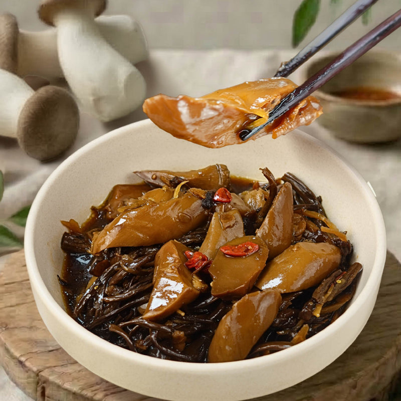 素药材茶树鲜菇丁 Herbal Tea Plant Mushroom Dices