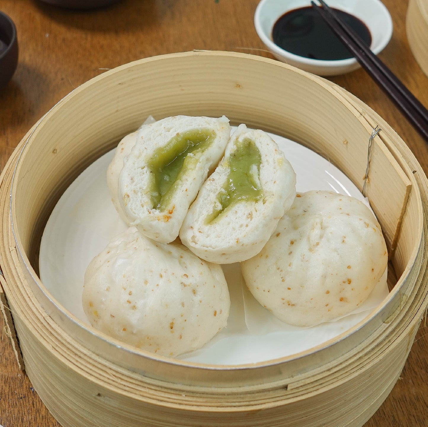 迷你咖椰包 Mini Pandan Kaya Bao