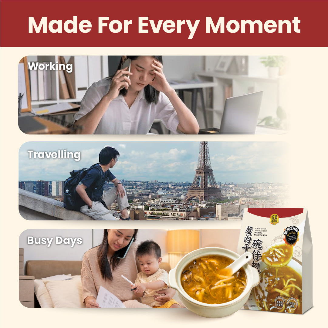 [Gift] 蟹肉干贝碗仔翅 Premium Shark Fin Soup